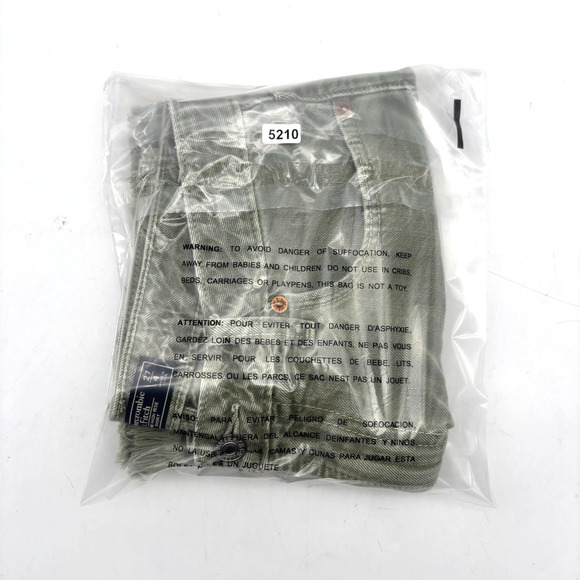 2007 Y2K Abercrombie Annie High Rise Green Denim Cut-off Mom Shorts 4/27 27x2.5" - Picture 12 of 12